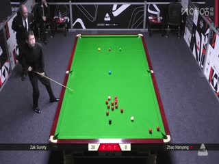 2025斯诺克英国公开赛资格赛 扎克苏尔蒂4-2赵翰洋 20250628封面图
