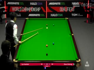 斯诺克世锦赛资格赛64进32 吕昊天3-6赵心童（第一阶段） 20250413封面图
