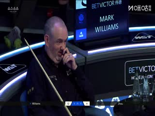 2025斯诺克英格兰公开赛32进16 马克威廉姆斯1-4周跃龙 20250917封面图