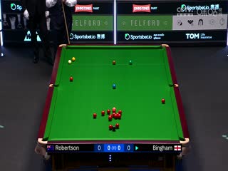 斯诺克球员锦标赛第一轮 尼尔罗伯逊6-4斯图尔特宾汉姆 20250319封面图