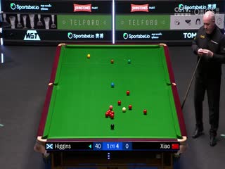 斯诺克球员锦标赛四分之一决赛和半决赛 肖国栋5-6约翰希金斯 20250322封面图