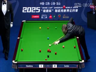 斯诺克玉山世界公开赛四分之一决赛 阿里卡特5-4巴里霍金斯  20250227封面图