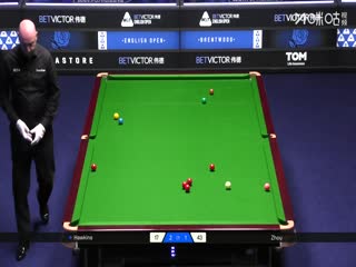 2025斯诺克英格兰公开赛16进8 周跃龙4-2巴里霍金斯 20250918封面图