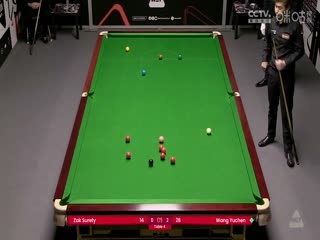 斯诺克威尔士公开赛资格赛 扎克舒尔第2-4王雨晨 20250204封面图