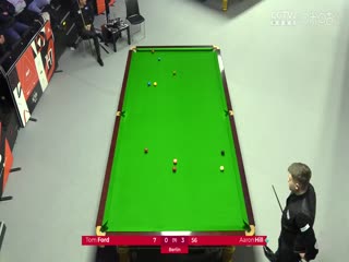 斯诺克德国大师赛16进8 汤姆福德3-5亚伦希尔  20250131封面图