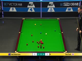 斯诺克威尔士公开赛32进16 汤姆福德4-3尼尔罗伯逊  20250213封面图