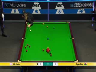 斯诺克威尔士公开赛16进8 瑞恩戴1-4阿里卡特  20250214封面图