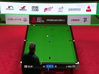 斯诺克世界大奖赛32进16 马克塞尔比4-3杰克逊佩吉  20250305封面图