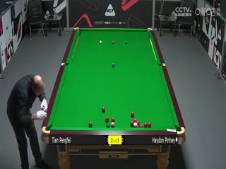 斯诺克威尔士公开赛资格赛 田鹏飞3-4海顿平尼 20250205封面图