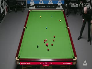 斯诺克威尔士公开赛资格赛 安东尼麦克吉尔3-4利亚姆戴维斯 20250205封面图