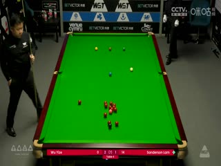 斯诺克威尔士公开赛32进16 吴宜泽2-4林杉峰  20250213封面图
