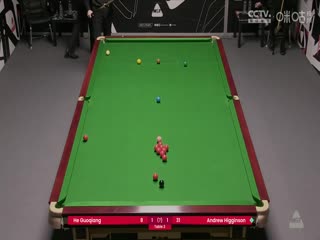 斯诺克威尔士公开赛资格赛 贺国强3-4安德鲁希金森 20250205封面图