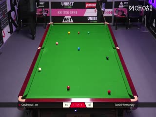 2025斯诺克英国公开赛 林杉峰4-2丹尼尔沃莫斯利 20250923封面图