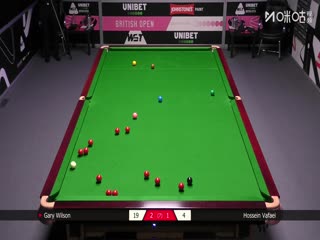 2025斯诺克英国公开赛 加里威尔逊4-1侯赛因瓦菲 20250923封面图