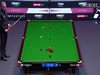 2025斯诺克英国公开赛第1轮 约翰希金斯4-3马克戴维斯 20250922封面图