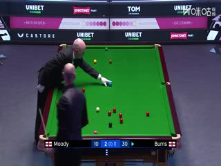 2025斯诺克英国公开赛32进16 斯坦穆迪4-2伊安伯恩斯 20250925封面图