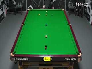 2025斯诺克南京国锦赛资格赛 本沃拉斯顿6-3张家玮 20250930封面图