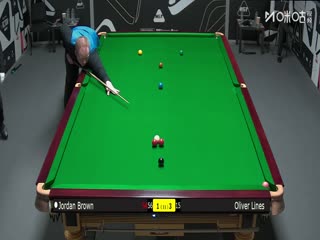 2025斯诺克国际锦标赛资格赛 乔丹布朗2-6奥利弗莱恩斯 20251002封面图