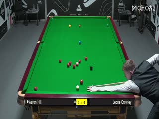 2025斯诺克国际锦标赛资格赛 亚伦希尔6-1莱昂内克劳利 20251002封面图