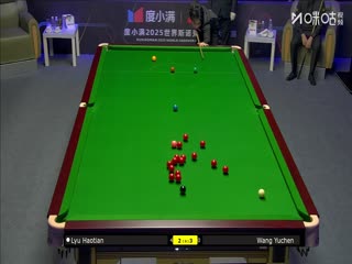 2025斯诺克西安大奖赛延期资格赛第一轮 王雨晨4-5吕昊天 20251007封面图