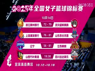 全国女子篮球锦标赛 山西竹叶青酒VS四川蜀道远达 20251014封面图