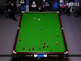 2025斯诺克北爱尔兰公开赛分之一决赛 汤姆福德4-5周跃龙 20251025封面图