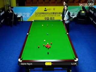 2025斯诺克国际锦标赛64进32 徐思4-6斯蒂芬马奎尔 20251103封面图