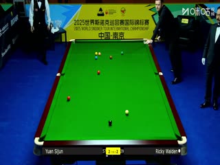 2025斯诺克国际锦标赛延期资格赛第一轮 袁思俊6-4里奇沃顿 20251102封面图